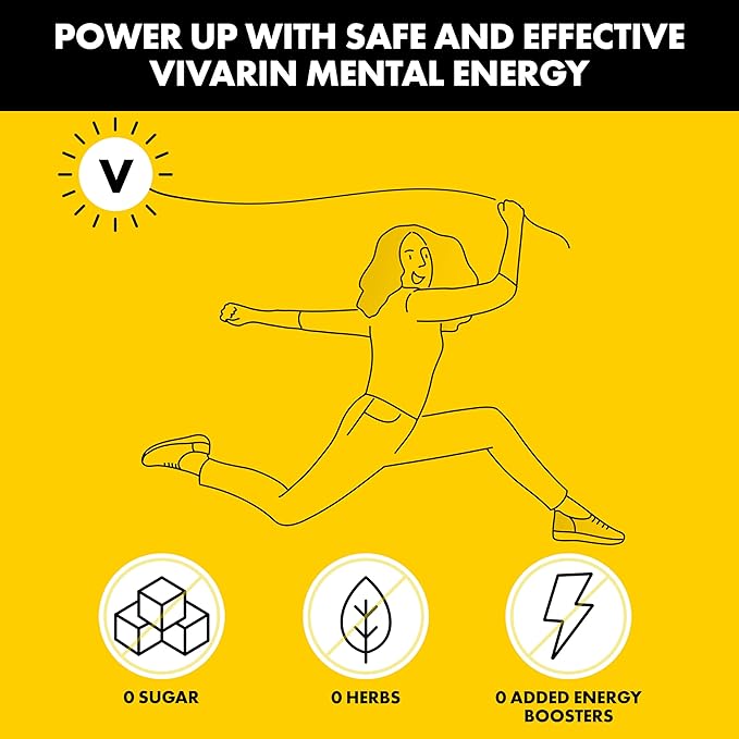 Vivarin, Caffeine Pills, 200mg Caffeine per Dose, Safely and Effectively Helps You Stay Awake, No Sugar, Calories or Hidden Ingredients, Energy Supplement, 40 Tablets (Pack of 2)