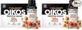 Oikos Protein Shake, Salted Caramel, 30g High Protein Drinks, Shelf Stable, Ready to Drink, 5g Prebiotic Fiber, 12 fl oz Bottle,(Pack of 24)