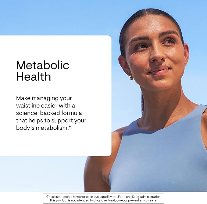 THORNE - Metabolic Health - Bergamot & Curcumin Phytosome Supplement to Aid Weight Management - Supports Healthy Fat Metabolism to Promote a Healthy Liver* - Third-Party Certified - 120 Capsules