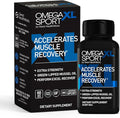 OmegaXL Sport Extra Strength Muscle Recovery Supplement and Respiratory Support Supplement - Improves DOMS and ROM, Clinically Supported Green-Lipped Mussel Oil (60 Softgels)
