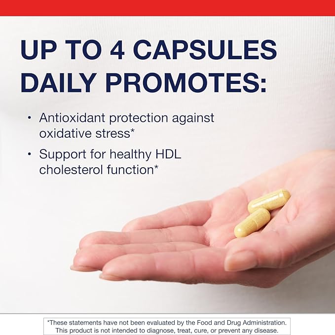 Metagenics CardioLux HDL - Advanced Heart Health & Cholesterol Support Supplement* - with Lycopene, Pomegranate Extract & Quercetin - Supports HDL Antioxidant Defense* - 120 Capsules