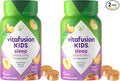 Vitafusion Kids Melatonin Gummy Supplements,Tropical Peach Flavored Sleep Support Supplements (1),50 Count (Pack of 2)