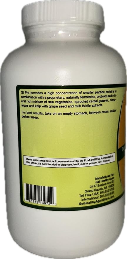 GI Pro - Marine Collagen - Nutritional Gastrointestinal Health Formula - 180 Capsules