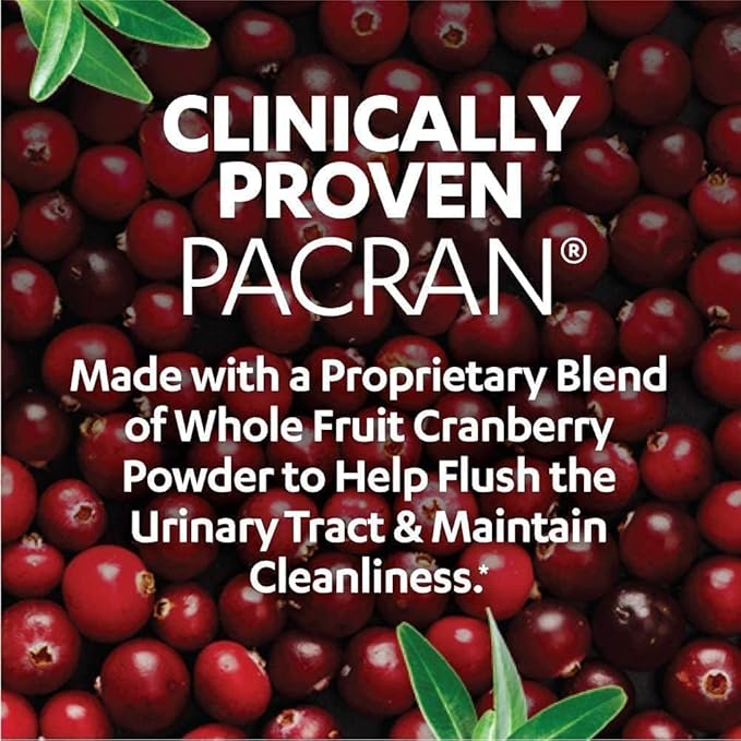 AZO Cranberry Pro Urinary Tract Health Supplement 600mg PACRAN, 1 Serving = More Than 1 Glass of Cranberry Juice 100 CT + D Mannose Urinary Tract Health, Cleanse, Flush & Protect The Urinary Tract 120