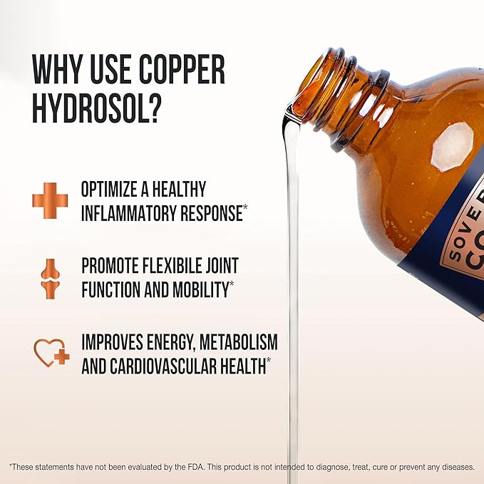 Sovereign Copper Bio-Active Copper Hydrosol, 8oz