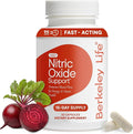 Berkeley Life Nitric Oxide Support Supplement - Nitric Oxide Booster for Men & Women - Blood Flow & Circulation with Beet Root Powder to Support Energy, Heart Health & Healthy Blood Pressure- 30 Count