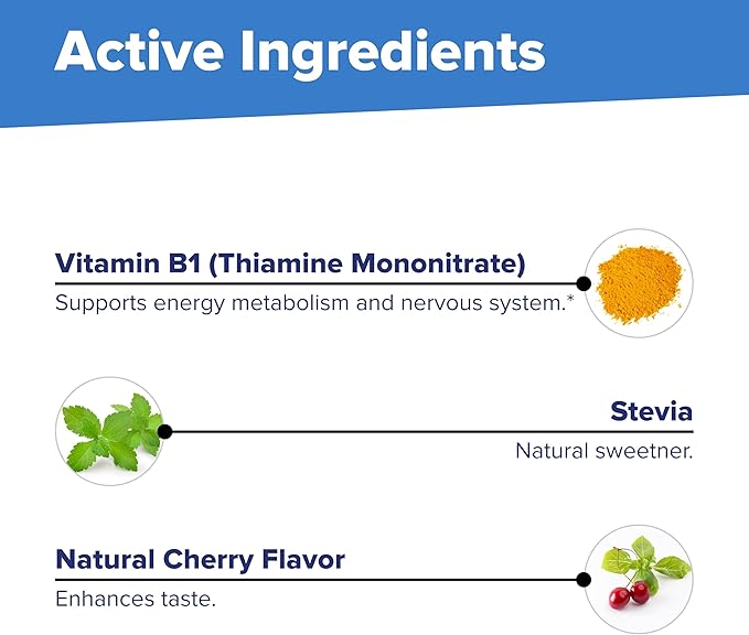 Superior Source B-1 100 mg - Vitamin B Supplement Supports Healthy Energy & Growth - Nervous & Digestive System Support Formula with Thiamin - 100 Sublingual Dissolving Tablets