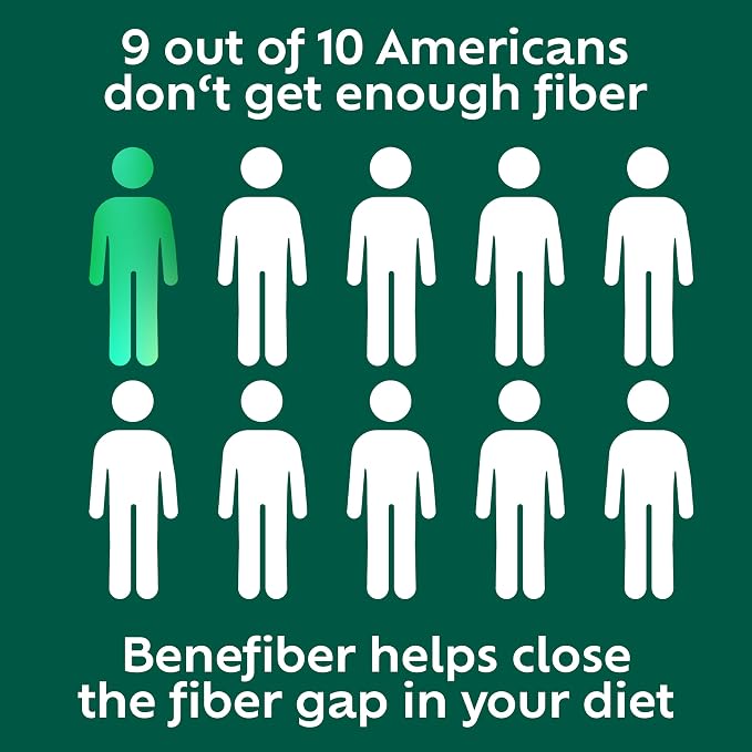 Benefiber Prebiotic GLP-1 Friendly Fiber Supplement Caplets, 84 Count