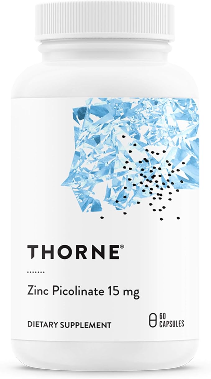 THORNE - Immune Support Bundle: Zinc Picolinate and Vitamin C Capsules - 60 Servings