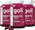 Goli Nutritional Supplement, Beets Cardio Gummy, 180 Count(3 Pack of 60), 100mg CoQ10 & Beet Root Extract - Gluten-Free, Vegan, Non-GMO, and Gelatin-Free. Nature's Great Superfood