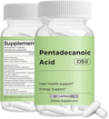 Pentadecanoic Acid, C15:0 Supplement, Supports Metabolic and Mitochondrial Health. Sourced from High-Altitude Goat Milk - 60 Capsules