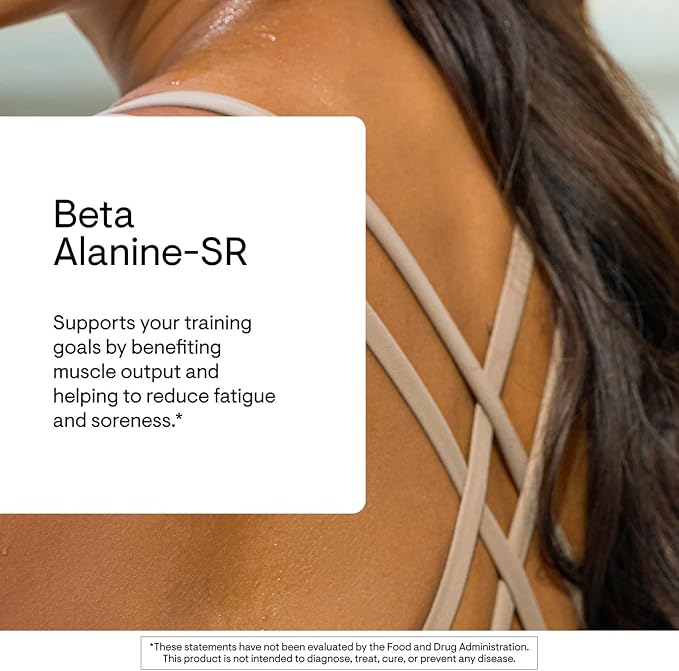 THORNE - Beta Alanine Sustained Release - Supports Muscle Output & Endurance - Helps Reduce Fatigue & Soreness* - Amino Acid Supplement - NSF Certified for Sport - Gluten & Dairy-Free - 120 Tablets