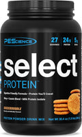 PEScience Select Protein Powder, Whey and Casein Blend, Lean Protein Powder for Women and Men, Low Calorie, Low Carb, Keto Friendly, Gluten Free, Snickerdoodle - 27 Servings