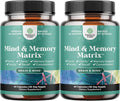 Advanced Brain Supplement for Memory and Focus - Nootropics Brain Support Supplement with Memory and Focus Vitamins for Adults of All Ages - for Brain Fog Clarity Energy and Recall - 60 Count - 2 Pack