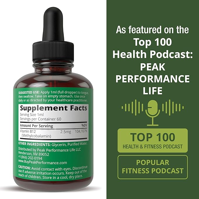 Raw Methyl B12 Liquid Drops. Sublingual Fast Acting Advanced Vegan B 12 Liquid Vitamin Supplement. High Bioavailability Methylcobalamin B-12 Vitamins for Energy, Focus and Relief. for Men + Women
