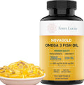 NovaGold Omega 3 Fish Oil – 2000mg High Strength EPA DHA Supplement – Burpless, Easy to Swallow Softgels – Supports Heart, Brain, Joints, Immune & Skin – Non-GMO – 120 Liquid Capsules
