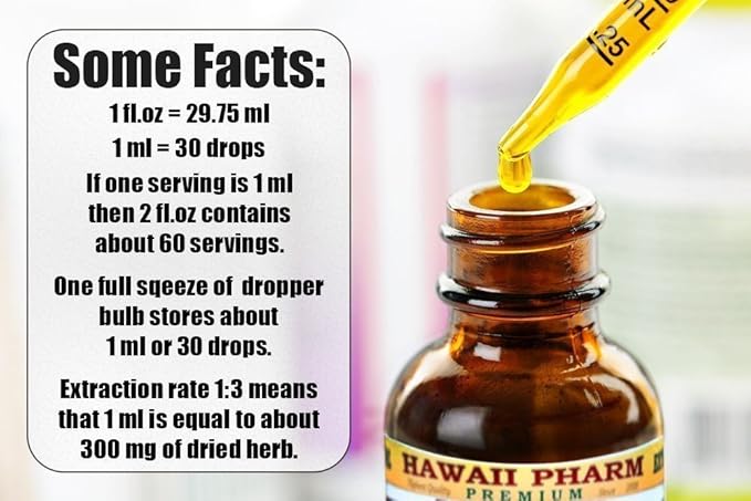 Hawaii Pharm Oregon Grape Alcohol-Free Liquid Extract, Oregon Grape (Mahonia aquifolium) Dried Root Glycerite Natural Herbal Supplement, USA 15x4 fl.oz