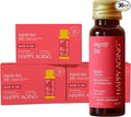 Happy Aging Liquid NAD+ Resveratrol Supplement, NMN Alternative, Liposomal Nicotinamide Riboside & Antioxidants for Energy Support, Brain Health, Firm Skin, Twice Weekly Use, 30 Shots