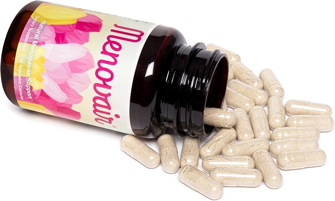 Menovair - Natural Menopause Support Supplement - Non-GMO, Vegan, Gluten-Free