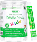 ZEBORA Kids Probiotic & Prebiotics Powder Age 3+ Support Children's Digestive & Immune System with Natural Source, Promotes Constipation Relief, Non-GMO, Gluten-Free, 30 Packets with 5 Billion CFUs