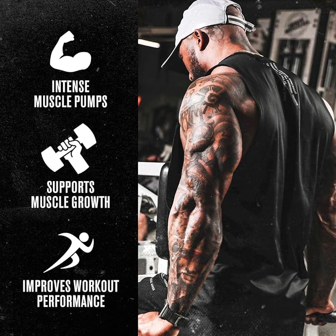 Jacked Factory N.O. XT Nitric Oxide Supplements for Men w/Nitrosigine L Arginine L Citrulline Supplement for Muscle Pumps & Vascularity - Pre Workout Nitric Oxide Booster & Muscle Builder - 30 Caps