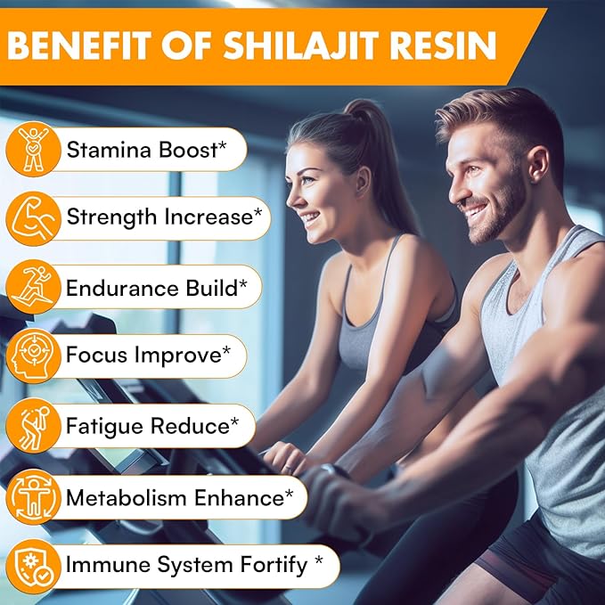 Shilajit Resin, Shilajit for Men & Women, Shilajit Pure Himalayan Organic - 600mg Potency Gold Grade, with 85+ Trace Minerals, Fulvic & Humic Acid, for Stamina, Immunity & Strength, 50 Servings (30g)
