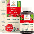 Artery Plaque Removal Formula | 4-Element All-Natural Supplement to Support Blood Pressure, Healthy Cholesterol, and Heart Rhythm | 90 Easy-to-Swallow Capsules | by Sana Herbal