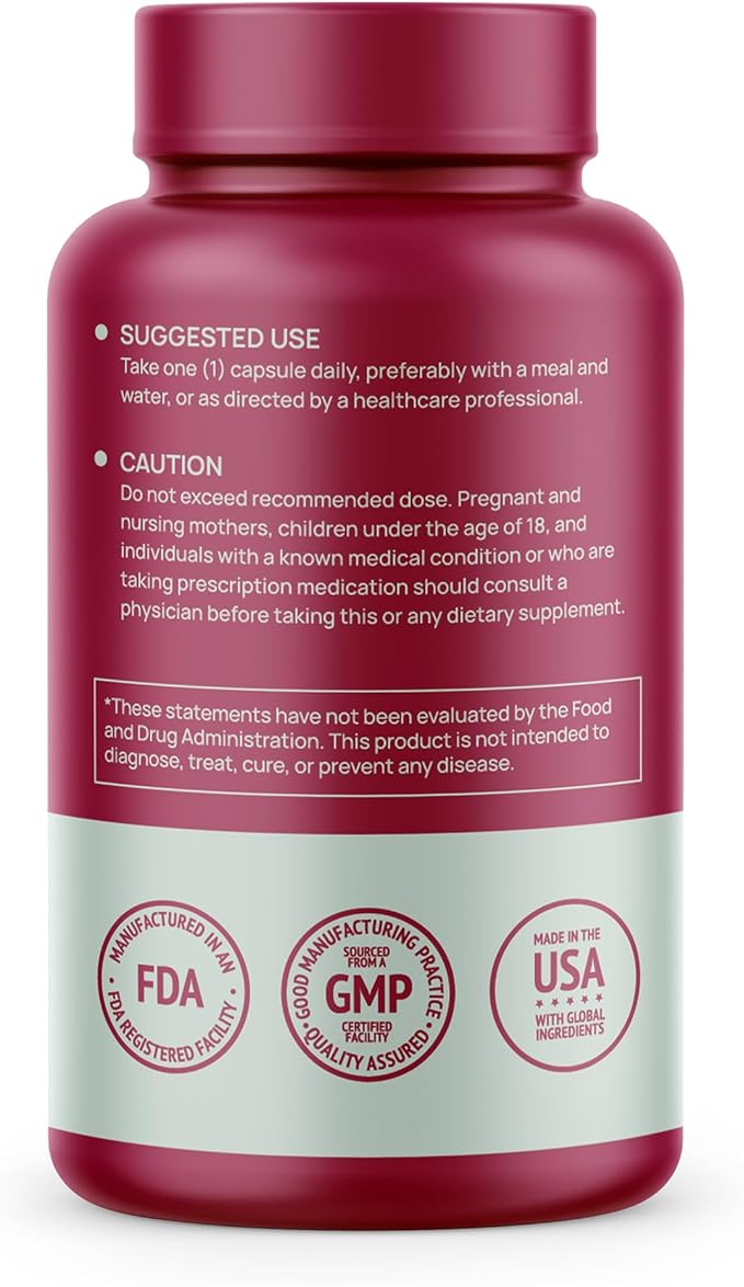 Stabilized R-Lipoic Acid 300 mg per Serving — Pure R Alpha Lipoic Acid (R-ALA) High Potency Active R Isomer Antioxidant Nerve & Metabolism Support — NSF Certified Non-GMO Vegan 60Capsule