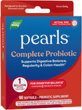 Nature's Way Pearls Complete Probiotic, Supports Digestive Balance*, 1 Billion Live Cultures, Supplement for Men and Women, No Refrigeration Required, 90 softgels