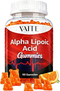 VAITE Alpha Lipoic Acid Gummies 1000mg, ALA Supplement for Brain & Nerve Support, Antioxidant, Energy – Non-GMO, Vegan, Gluten-Free – 60 Chewables for Vitality and Comfort for Men & Women