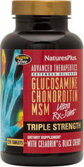 NaturesPlus Ultra Rx-Joint Triple Strength - 120 Tablets - Supports Healthy Joint Function - with Glucosamine, Chondroitin & MSM - Gluten Free - 30 Servings
