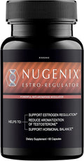 Nugenix Estro-Regulator - DIM Supplement, Estrogen Blocker for Men and Aromatase Inhibitor, Testosterone Booster - 60 Capsules
