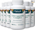 Pattern Wellness Ashwagandha Complex for Men & Women – Organic KSM-66® & Black Pepper Extract – Supports Stress Response & Energy Balance – Non-GMO – 360 Vegan Capsules