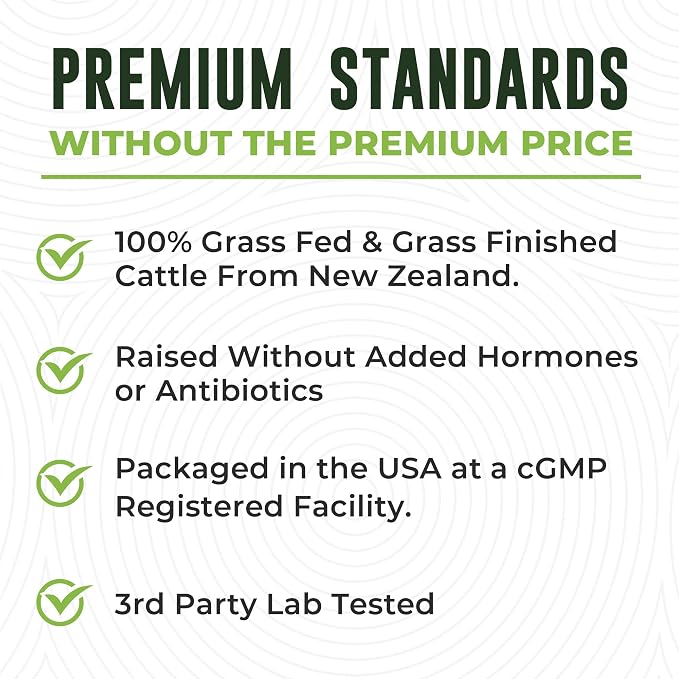Beef Organ Supplement Grass Fed - 7 Beef Organs Complex from New Zealand - Liver Heart Pancreas Kidney Lung Spleen Bone Marrow - Non-GMO, No Fillers, Hormone & Antibiotic Free - Carnivore Diet - 180ct