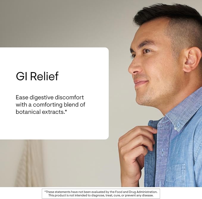 THORNE - GI Relief - Digestion Supplement - Supports Gut Health & Bloating Relief* - Formulated with Marshmallow Root, Aloe Vera Gel, DGL & Slippery Elm Bark - Third-Party Certified - 180 Capsules