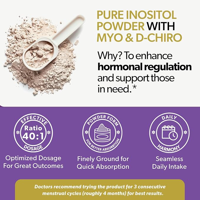 Intimate Rose Save 10% on Ultimate Inositol Wellness Bundle – Myo-Inositol & D-Chiro Inositol Supplement Capsules + Powder for Hormonal Balance & PCOS Support