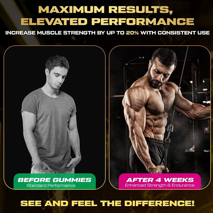 Creatine Monohydrate Gummies for Men & Women, 9000MG Creatine Gummies Sugar Free with L-Taurine, BCAA 2:1, B12 B6 for Boost Strength, Focus & Endurance, Vegan, Non-GMO, Pineapple, 120*2 Bottle