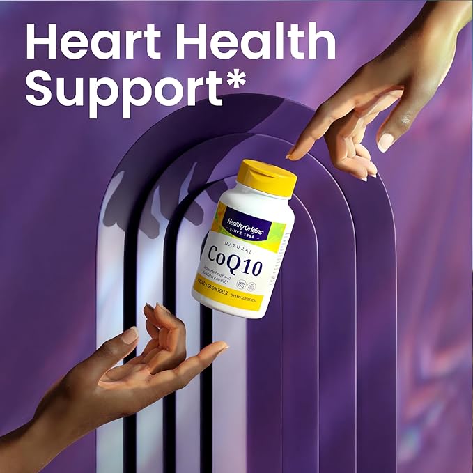 Healthy Origins® CoQ10 600 mg – Natural Trans-Isomer Ubiquinone – Yeast Fermented, Supports Heart Health & Cellular Energy – Non-GMO 30 Softgels