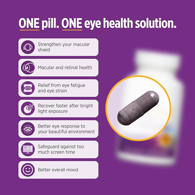 DOCTORS' PREFERRED Clinical-Grade OcuGold Eye Vitamins with Lutein and Zeaxanthin for Macula & Retina Health, Digital Eye Strain, Eye Fatigue and Visual Performance | 60 Vegan Capsules