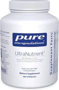 Pure Encapsulations UltraNutrient - Minerals & Multivitamins - Supports Liver & Heart Health* - Supplement for Antioxidants - with Vitamin C, CoQ10 - Non-GMO * Gluten-Free - 360 Capsules
