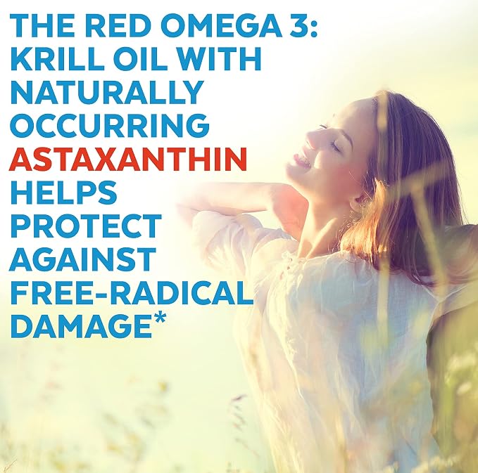 Viva Naturals Antarctic Krill Oil 1250 mg, Omega 3 EPA DHA and Astaxanthin, Joint Support and Brain Supplement with Antioxidant Properties, No Fishy Aftertaste (Pack of 6)
