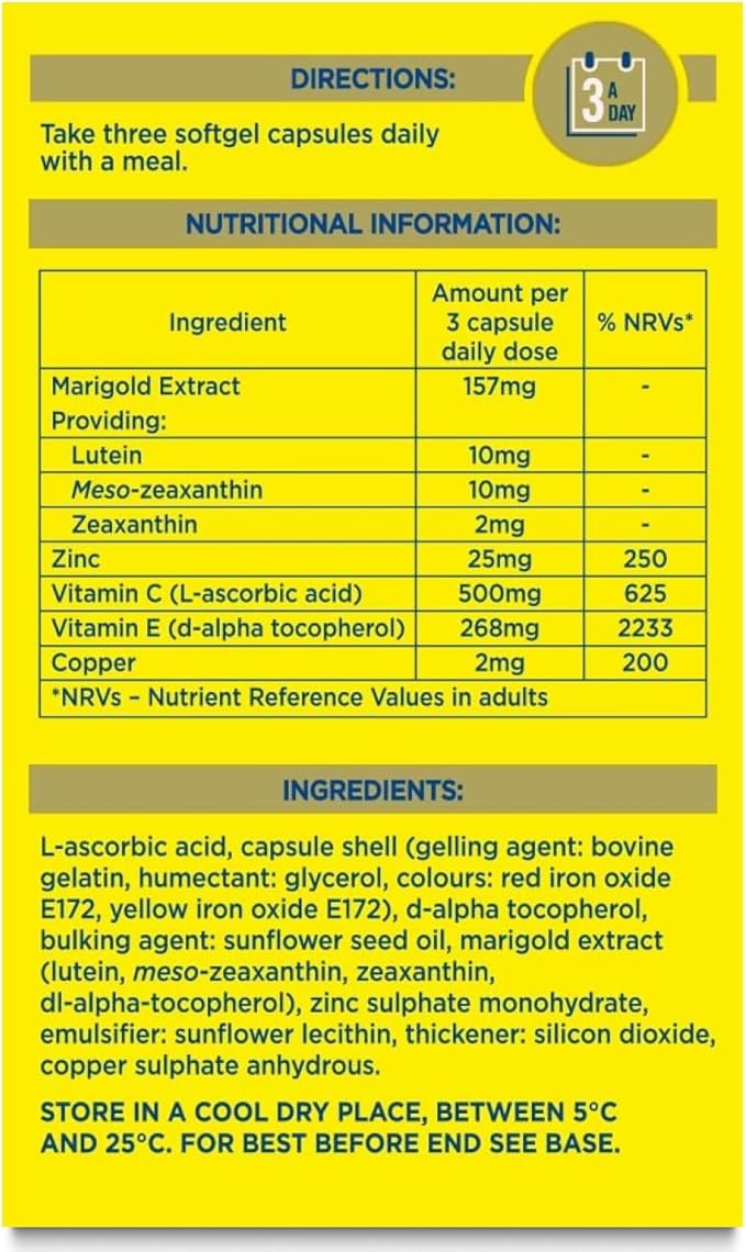 Macu Shield Gold Food Supplement - Pack of 90 Capsules
