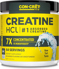 CON-CRET Creatine HCl Powder | Muscle, Cognitive, Cellular Energy Support | No Bloating or Cramps | USA Made & NSF Certified | Unflavored (64 Serving)