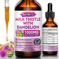 Milk Thistle Liquid Drops - Milk Thistle Supplement with Silymarin, Antioxidant Support, Vegan, Non-GMO, 2 Fl Oz