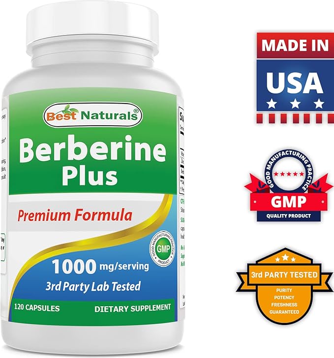 Best Naturals Alpha Lipoic Acid 300 mg & Berberine Plus 1000 mg