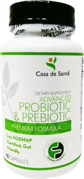 Casa de Sante Advanced Probiotic & Prebiotic - GLP-1 Support for Sensitive Stomachs | Low FODMAP Gut Friendly Synbiotic 4.4B CFU PreforPro Technology - 60 Delayed Release Capsules