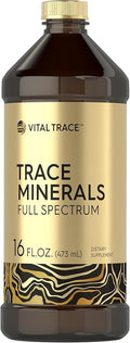 Carlyle Trace Minerals with Magnesium, Chloride, Sodium & Potassium | 16 fl oz | Vegetarian, Non-GMO, and Gluten Free | by Vital Trace