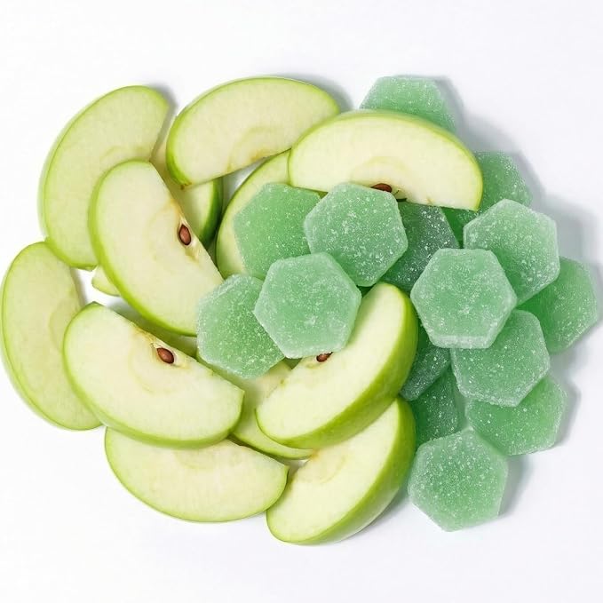 Create Creatine Monohydrate Gummies for Men & Women, Boost Focus, Strength, and Endurance, Anti-Melting Formula, Vegan, Gluten-Free, Non-GMO, 1.5g of Creatine per Gummy (Sour Green Apple)