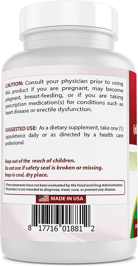 Best Naturals DMAE Supplement 250 mg & Vitamin B1 as Thiamine Mononitrate 100 mg