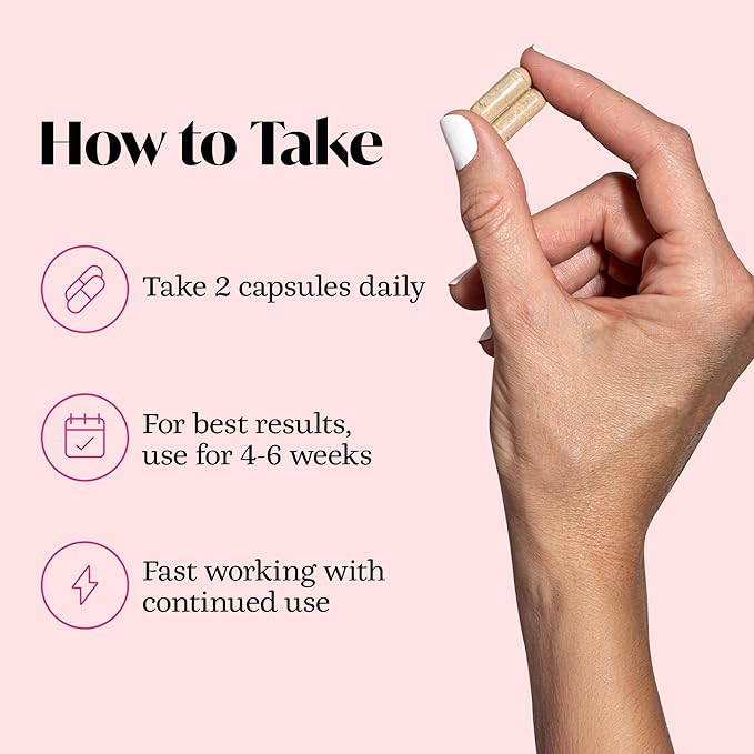 Winged Wellness Balanced Babe, Hormone Balance & Estrogen Detox Supplement for Women - 100mg DIM & Milk Thistle for PMS Bloating, Cramps, Mood, Hormonal Acne, & PCOS Support, 60 Capsules